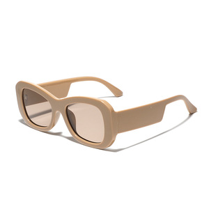 20260 New Trendy Street Shooting Personality Shades Designer Custom Logo Big Square Frame Vintage Women Men <b>Sunglasses</b> 2024 - Product Image 5