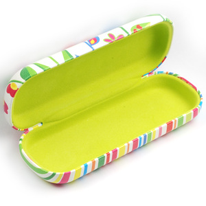 กล่องใส่แว่นตาทรงสี่เหลี่ยมแข็งลายดอกไม้ - Product Image 2