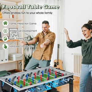 Tavolo da Calcio Balilla Stabile con 2 Palloni per Tutte le Età - Product Image 6
