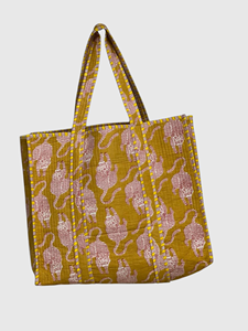 Bolso Tote de Algodón Estilo Bohemio con Estampado de Mono, Bolso de Compras para Mujer, Todas las Temporadas, Cierre Abierto - Product Image 1