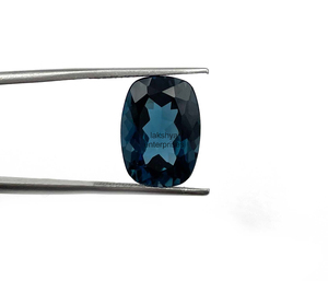 9X12mm <b>London</b> Blue Topaz Cushion Cut Loose Gemstone Top Quality Faceted Stone For Jewelry Making Wholesale Bulk Factory Price - Product Image 5