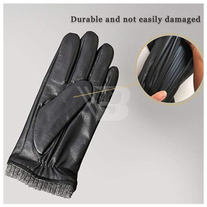 Best Quality Waterproof <b>Warm</b> Winter Driving <b>Gloves</b> Breathable Leather <b>Gloves</b> from Pakistan - Product Image 5