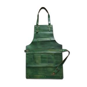 Premium <b>Leather</b> Apron Wholesale 2026 Top Best Quality Adjustable Straps Custom Logo High Quality Workwear New Arrival - Product Image 3