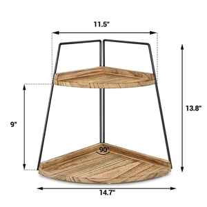 Excellent Quality Two Tier Bathroom Shelf for Cosmetic <b>Bottles</b> Toiletries Perfume and Makeup Accessories Available For Sale - Product Image 5