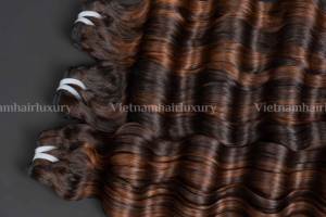 Extensiones de Cabello Virgen Vietnamita 100% Remy sin Procesar, Súper Doble Trama, Mechones Dobles Cosidos a Máquina, Venta al por Mayor desde Vietnam - Product Image 6