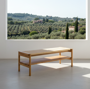 Aoi Durable Easy Clean Solid Wood <b>Bench</b> with Natural Elegance for Modern Living Spaces and Daily Comfort - Product Image 5