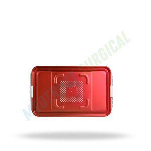 Contenedor de Esterilización Manual de Acero Inoxidable de Tamaño Mediano, Caja de Almacenamiento de Instrumentos Quirúrgicos, Caja de Autoclave Médica - Product Image 5