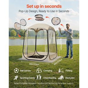 Tenda Sportiva Trasparente a Bolla per 1 Persona 50x50 Pop-up in PVC Impermeabile con Tappetino e Copertura Superiore, Igloo da Giardino su Misura - Product Image 2