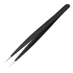 Pinzas para Pestañas de Acero Inoxidable Ecológicas de Marca Privada para Manicura Personalizada, Extensión de Pestañas a 90 Grados - Product Image 5