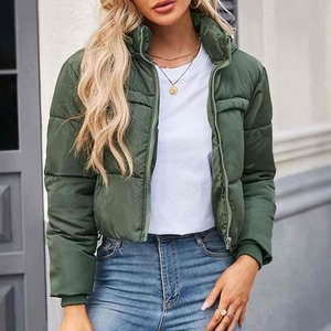 Women <b>Crop</b> Buffer <b>Puffer</b> <b>Jacket</b> Made With Premium Quality Material Oversized Casual Wear New Winter Collection Fall - Product Image 5
