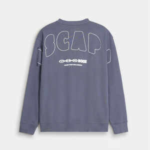 เสื้อพูลโอเวอร์พิมพ์ลายกราฟิกหลายชั้นพร้อมภาพลวดลาย "Shattered" และทรงบ็อกซี่ที่เรียบง่าย - Product Image 6