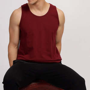 Camiseta sin Mangas Ultra Suave para Hombre, de Alto Rendimiento, en Spandex/Poliéster, de Secado Rápido y Transpirable, en Colores Sólidos y Personalizables - Product Image 5