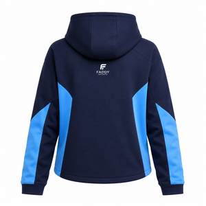 Sudadera con capucha y cremallera para gimnasio con logotipo personalizado al por mayor, chaqueta deportiva transpirable para exteriores, sudadera atlética ajustada para correr - Product Image 2