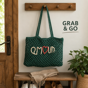 Handmade Crochet Cotton Rope Tote <b>Bag</b> | Handwoven Boho Shoulder <b>Bag</b> for Women Long Handle Beach Shopping Reusable Carry <b>Bag</b> OEM - Product Image 2