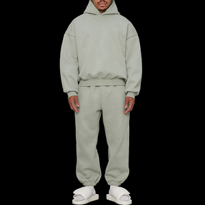 Survêtements en coton de haute qualité personnalisés pour hommes, ensemble de jogging de luxe, sweat-shirt surdimensionné, ensemble de sweat-shirts unisexes - Product Image 5
