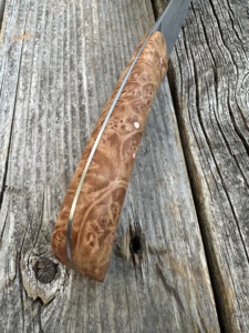Cuchillo de Filetear Ambidiestro Forjado a Mano, Ecológico, Extra Afilado, de Acero Inoxidable Industrial, con Mango de Madera Estilo Vikingo, 8-9.9 pulgadas - Product Image 2
