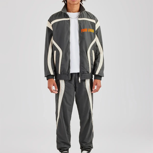 Lightweight Windbreaker Tracksuit All-Weather Performance Tracksuit Windproof <b>Athletic</b> Windbreaker Tracksuit - Product Image 1