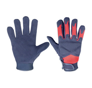 Guantes de Ciclismo de Dedo Completo Negros y Rojos de PU Antideslizantes con Cierre de Gancho y Bucle Unisex para Carreras al Aire Libre GULLSTAR YOGA INDUSTRY - Product Image 3