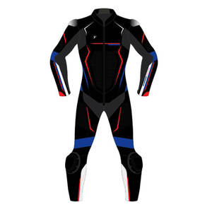 Traje de Motocicleta para Hombre de Diseño Superior, Cuero Genuino, Resistente al Viento, Impermeable, Ignífugo, Transpirable, Ligero, Tallas Grandes, Anti-UV - Product Image 1