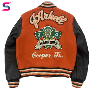 Lightweight Comfortable Stretchable Fabric OEM Customized Unique Design Adult Wear Autumn College Baseball Letterman <b>Jacket</b> - Product Image 2