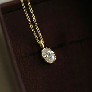 Colgante Unisex de Oro Amarillo de 18K con Diamante Natural de Corte Brillante Redondo, Certificado por IGI, Color D, Joyería Clásica de Compromiso - Product Image 2