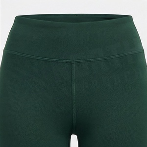 High Quality Womens Sports Leggings Mid Waist Gym Workout Yoga <b>Tights</b> Pants Solid <b>Pattern</b> Design With Customized Color - Product Image 4