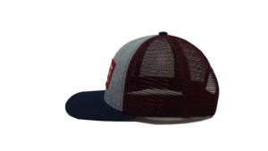 หมวกแก๊ป Snapback ปักลายแบบกำหนดเอง ผลิตจากโรงงานในเวียดนาม หมวกโปรโมชั่น หมวก Trucker สามสี หมวกกีฬาแบบกำหนดเอง หมวก Dad Cap - Product Image 6