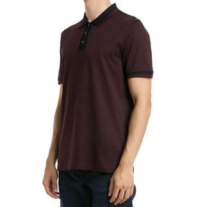 Polo de Golf de Manga Corta para Hombre, Secado Rápido, con Logotipo Personalizado, Tejido Ecológico, Diseño Liso o Estampado - Product Image 3