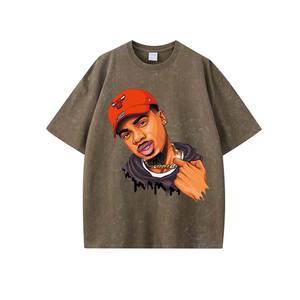 Nouveau T-shirt Streetwear Tendance avec Design à Passepoil, Qualité Premium, Coupe Épaules Tombantes et Col Rond – Vente Flash - Product Image 6