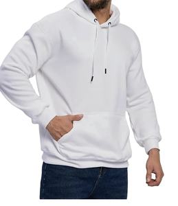 Sweat-shirt à capuche en molleton pour homme, manches longues, décontracté, lourd, surdimensionné, coupe ample, épaules tombantes, CVC - Product Image 1
