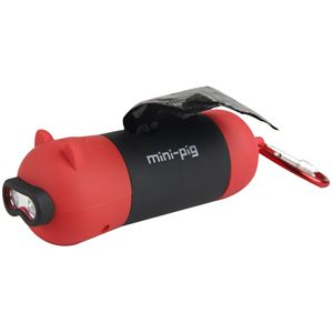 Oink <b>LED</b> <b>Flashlight</b> and Waste Bag Dispenser Promotional Pet Products - Product Image 1