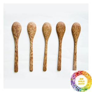 Cuchara de Madera de Coco para Regalo de Inauguración de Casa, Utensilio de Servir Hecho a Mano Natural para Propietarios de Casas Nuevas, Decoración de Cocina y Comedor - Product Image 4