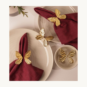 Anneau de serviette en métal au design personnalisé et fabuleux, porte-serviettes décoratif, décoration de table pour hôtel et restaurant, vente en gros - Product Image 1