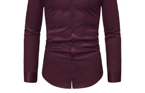 Camisa de Vestir para Hombre de Alta Calidad, Precio al por Mayor, Ligera, Antiarrugas, Transpirable, con Diseño Perfecto - Product Image 3
