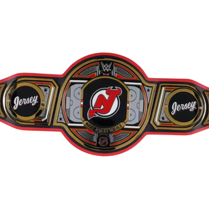 Ceinture de champion des Devils du <span class=keywords><strong>New</strong></span> <span class=keywords><strong>Jersey</strong></span>, édition limitée, ceinture hommage à la LNH, souvenir sportif de haute qualité, cadeau pour collectionneur - Product Image 5