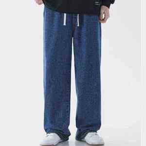 Nouveau style – Jean baggy en denim respirant pour homme – Coupe droite streetwear - Product Image 1