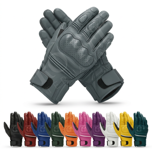 ถุงมือมอเตอร์ไซค์หนังแท้ หน้าจอสัมผัสได้ คุณภาพพรีเมียม ประสิทธิภาพสูง ป้องกันการลื่นไถล พร้อมแผ่นป้องกันข้อนิ้ว - Product Image 1