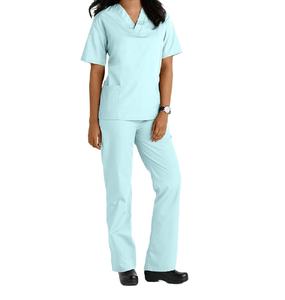 Uniforme de gommage médical de mode pour femmes de vente chaude haut enveloppant, vêtements de travail de style veste, vêtements de sécurité en tissu doux - Product Image 5