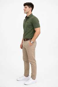 Camisas de Golf Verdes Sólidas para Hombre de Oneten Apparel, Camisa Casual de Manga Corta, 100% Poliéster, Secado Rápido, con Botones - Product Image 2
