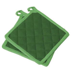 Eco-friendly solid Color <b>Pot</b> <b>holders</b> 100% Cotton Woven Fabric <b>Pot</b> <b>Holders</b> Kitchen Accessories at Least Price Indian Exporter. - Product Image 4