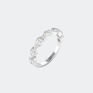 TAURUS JEWELS 925 Sterling Silver Marquise Shape Lab Grown Diamond <b>Ring</b> Women Luxury 1.00CTW IGI Certified EF Color VS-VVS - Product Image 5