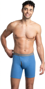 Calzoncillos Boxer Modernos para Hombre, Textura Suave, Tela Transpirable, Uso Flexible, Control de Humedad, Longitud Media, Ropa Casual para Estar en Casa - Product Image 3