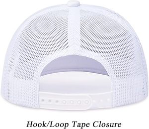 Casquette Trucker en Maille et Mousse Noire de Haute Qualité, 5 Panneaux, Personnalisable avec Votre Logo, en Polyester/Coton, Vente en Gros - Product Image 5