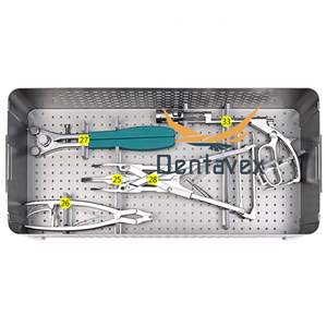 Juego de Instrumentos Ortopédicos y de Columna Vertebral de Calidad Premium, Herramienta de Extracción de Tornillos Rotos de Acero Inoxidable, Fuente de Alimentación Manual por Dentavex - Product Image 1