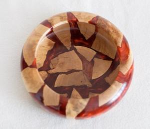 Bol à salade artisanal en bois d'acacia, écologique, durable, qualité alimentaire, texture naturelle, bol à fruits, ensemble avec logo personnalisé - Product Image 5