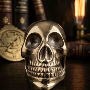 Empuñadura de Bastón de Latón Sólido Pulido de 5 Pulgadas con Grabado Personalizado OEM, Venta al por Mayor - Product Image 1