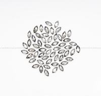 OM GEMS Modèle 01 3.0 x 1.5 MM Diamant naturel fantaisie foncé taillé marquise, percé au laser, pour bague de mariage, pendentif et paire de boucles d'oreilles