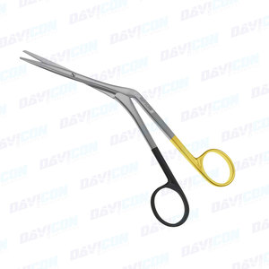 Ciseaux nasaux courbés professionnels de 18 cm, de haute qualité, Supercut Plus Tc Knight, instrument chirurgical manuel - Product Image 2