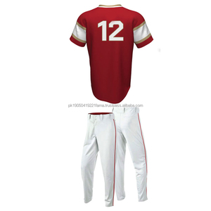 Tenues de sport personnalisées 2026, logo personnalisé, ensembles d'uniformes de baseball simples, haute qualité, séchage rapide, spandex/polyester, design personnalisé - Product Image 2