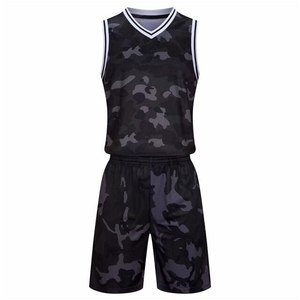 Conjunto de Camiseta de Baloncesto de Camuflaje Morado para Hombre, Sin Mangas, Cuello en V, Absorbe la Humedad, Ropa Deportiva, Corte Regular, para Todas las Temporadas - Product Image 2